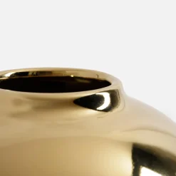 Wazon nowoczesny złoty 25 cm
