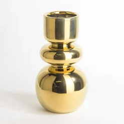 Wazon nowoczesny złoty 25 cm