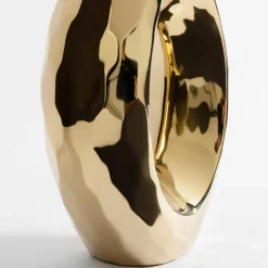 Wazon nowoczesny złoty 41 cm