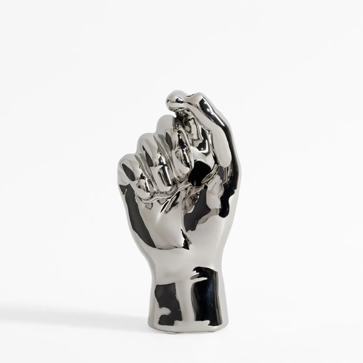 Wazon srebrny RĘKA 9,5 cm