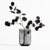 Wazon szary AKANT 13x18 cm
