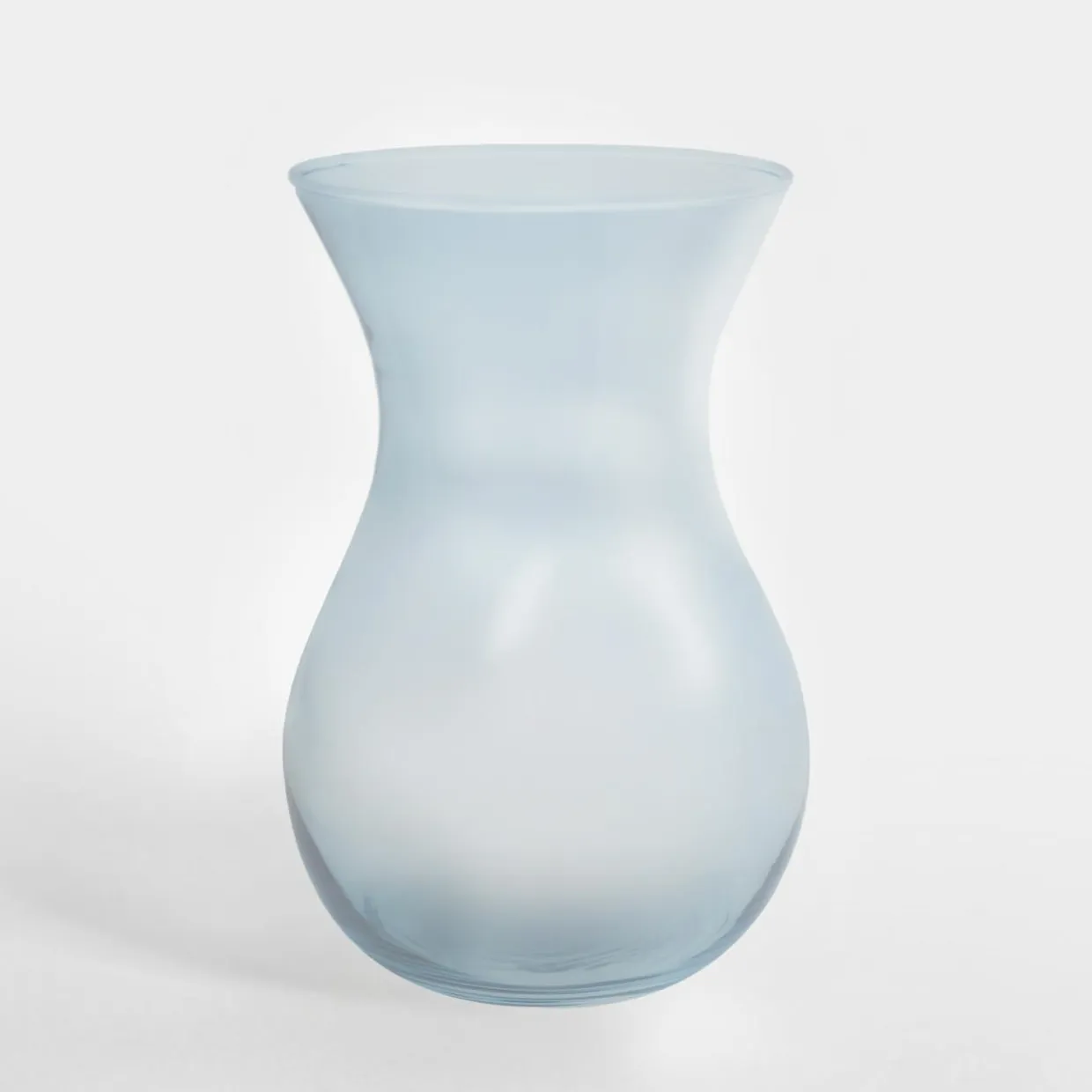 Wazon transparentny niebieski ASTA 18 cm