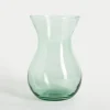 Wazon transparentny zielony ASTA 18 cm