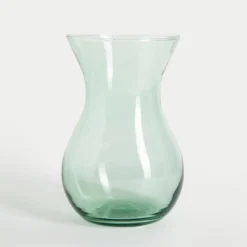 Wazon transparentny zielony ASTA 18 cm