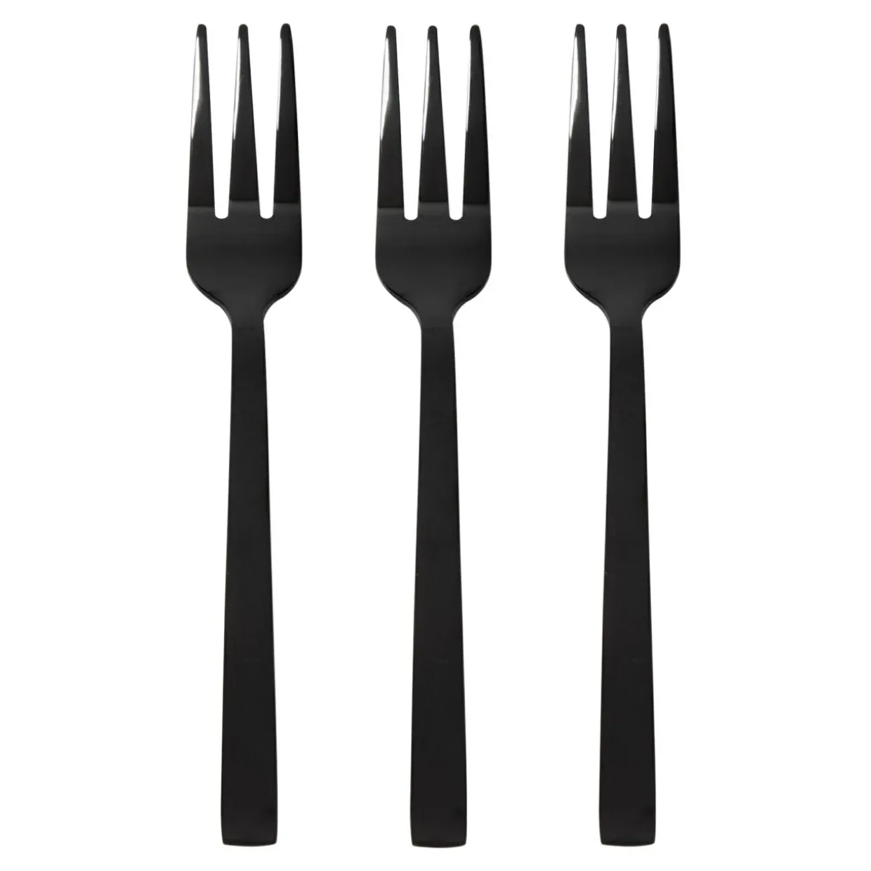Widelczyk do ciasta PIANO BLACK kpl. 3 sztuk