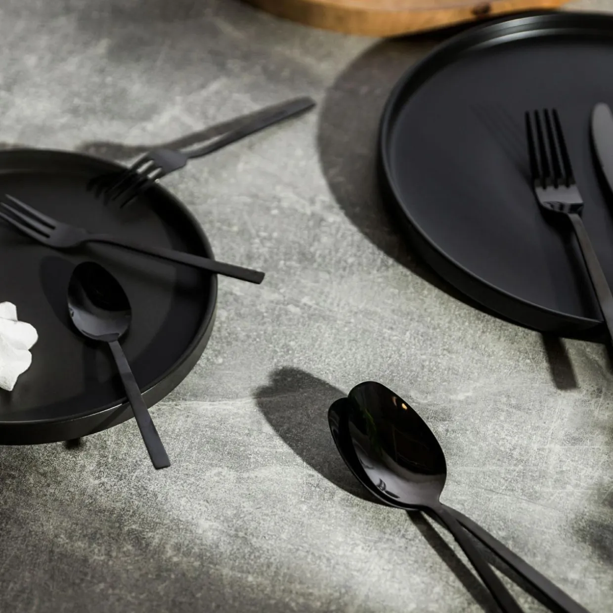 Widelczyk do ciasta PIANO BLACK kpl. 3 sztuk