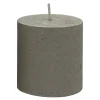 Świeca walec len RUSTIC 5 cm