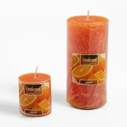 Świeca walec ORANGE 5x5 cm