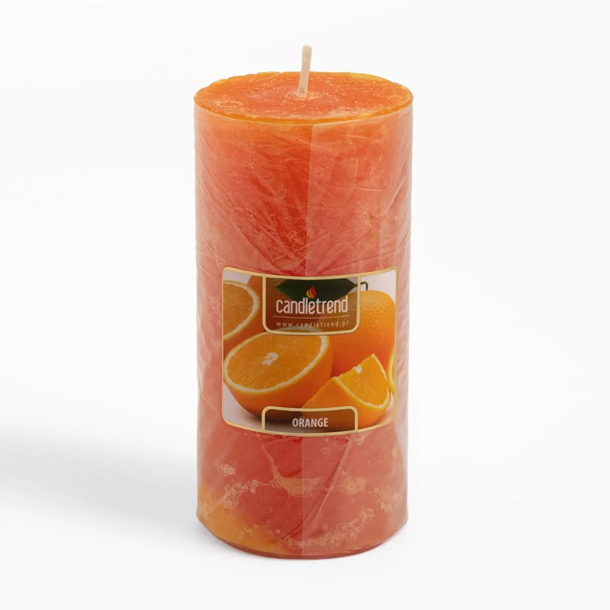 Świeca walec ORANGE 6,5x14 cm