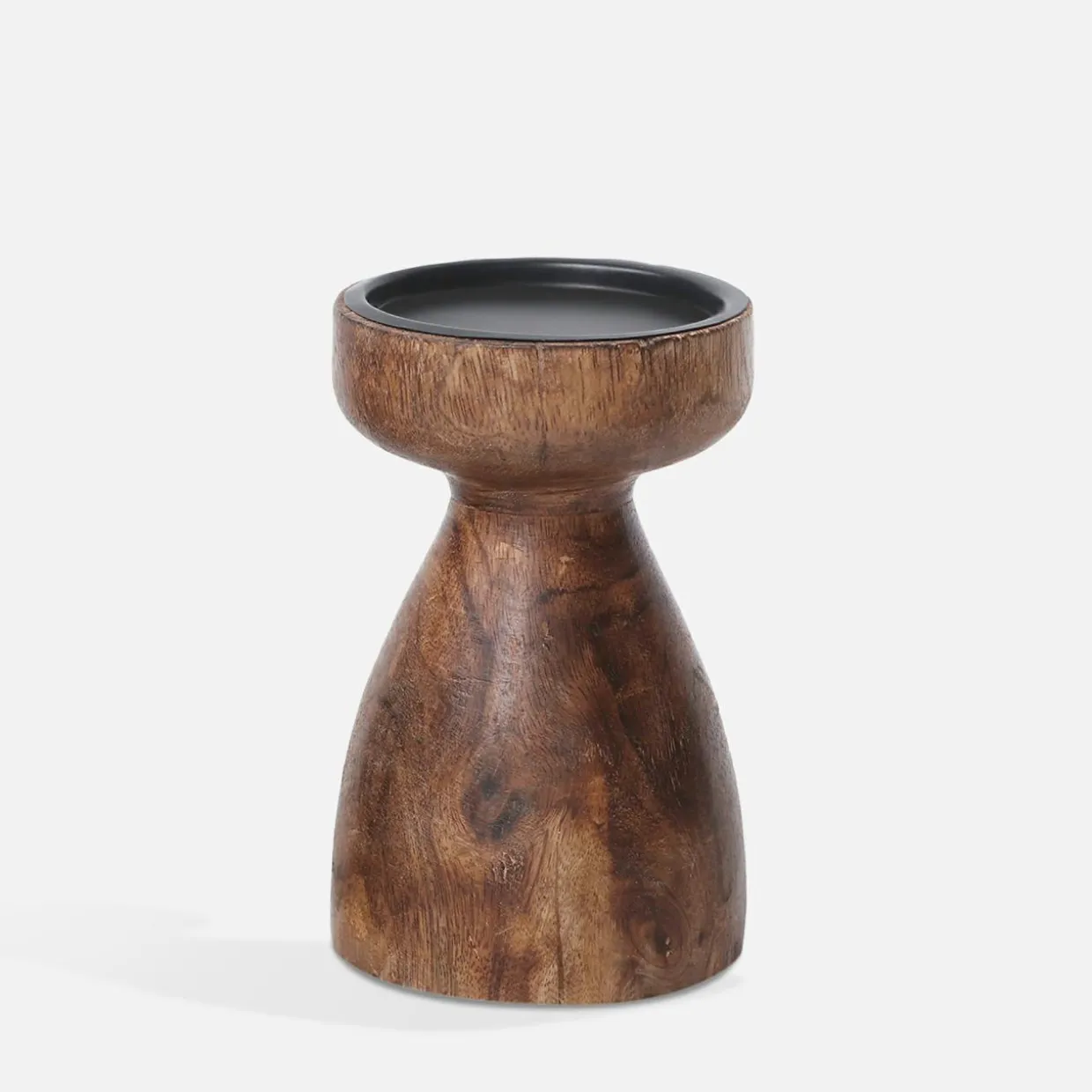 Świecznik drewniany 15 cm