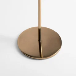 Świecznik na pojedynczą świeczkę złoty 22 cm