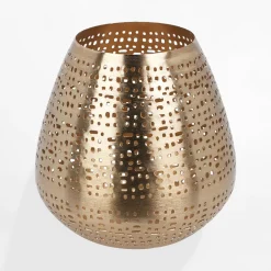 Świecznik złoty 15 cm