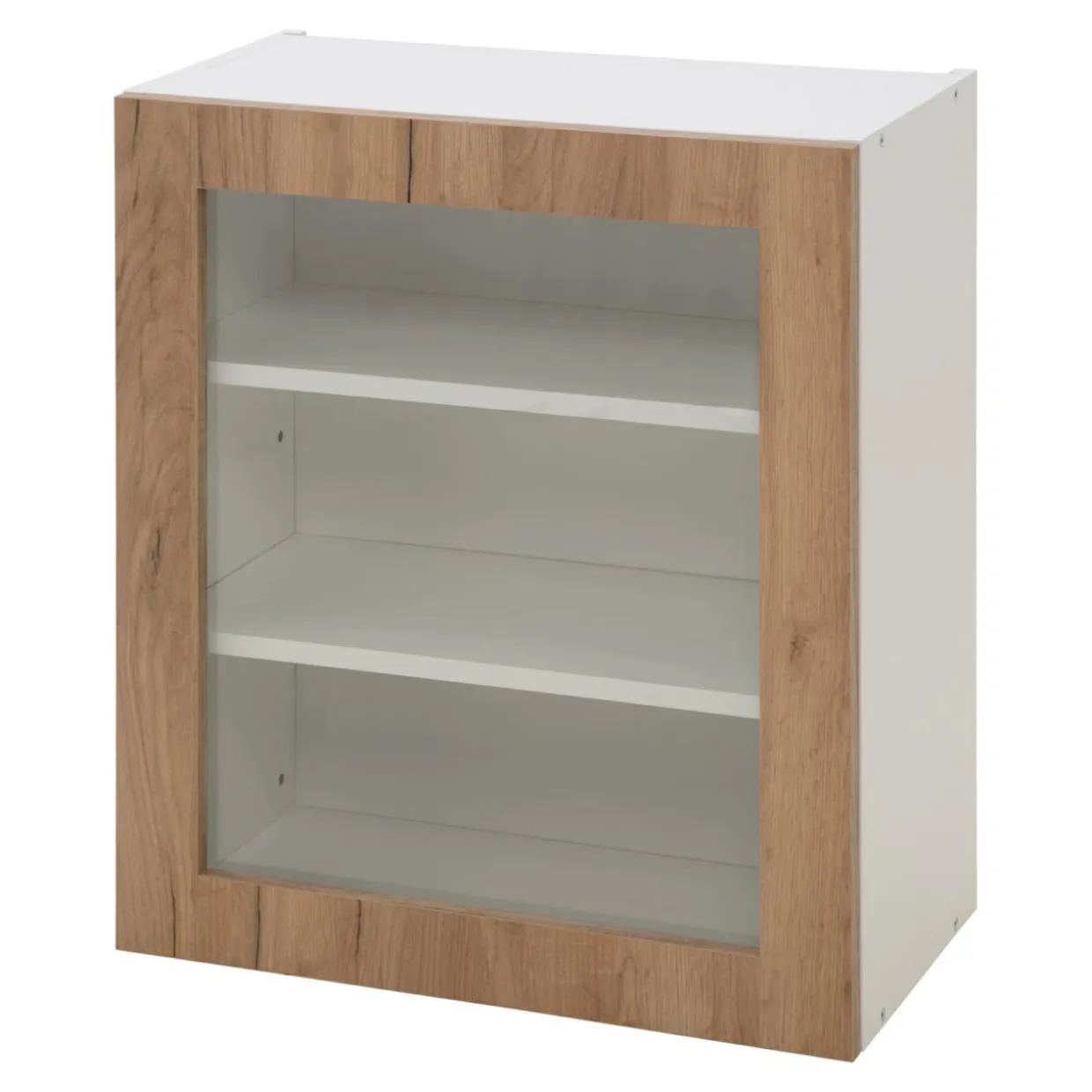 Witryna BASIC PLUS BP/G60W dąb craft złoty
