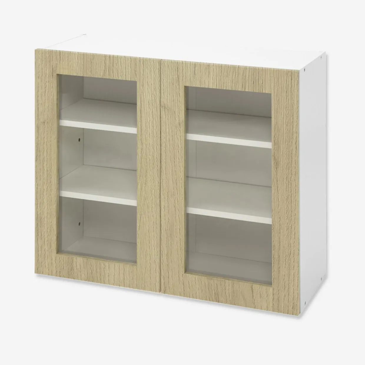 Witryna BASIC PLUS BP/G80W sand barbera oak