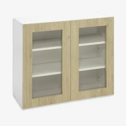 Witryna BASIC PLUS BP/G80W sand barbera oak