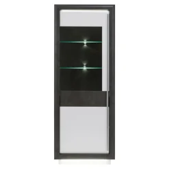 Witryna CANNE NEW 1DS CQNV712LB z oświetleniem