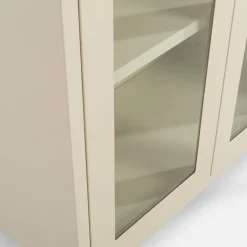 Witryna metalowa BOUIAN migdałowa