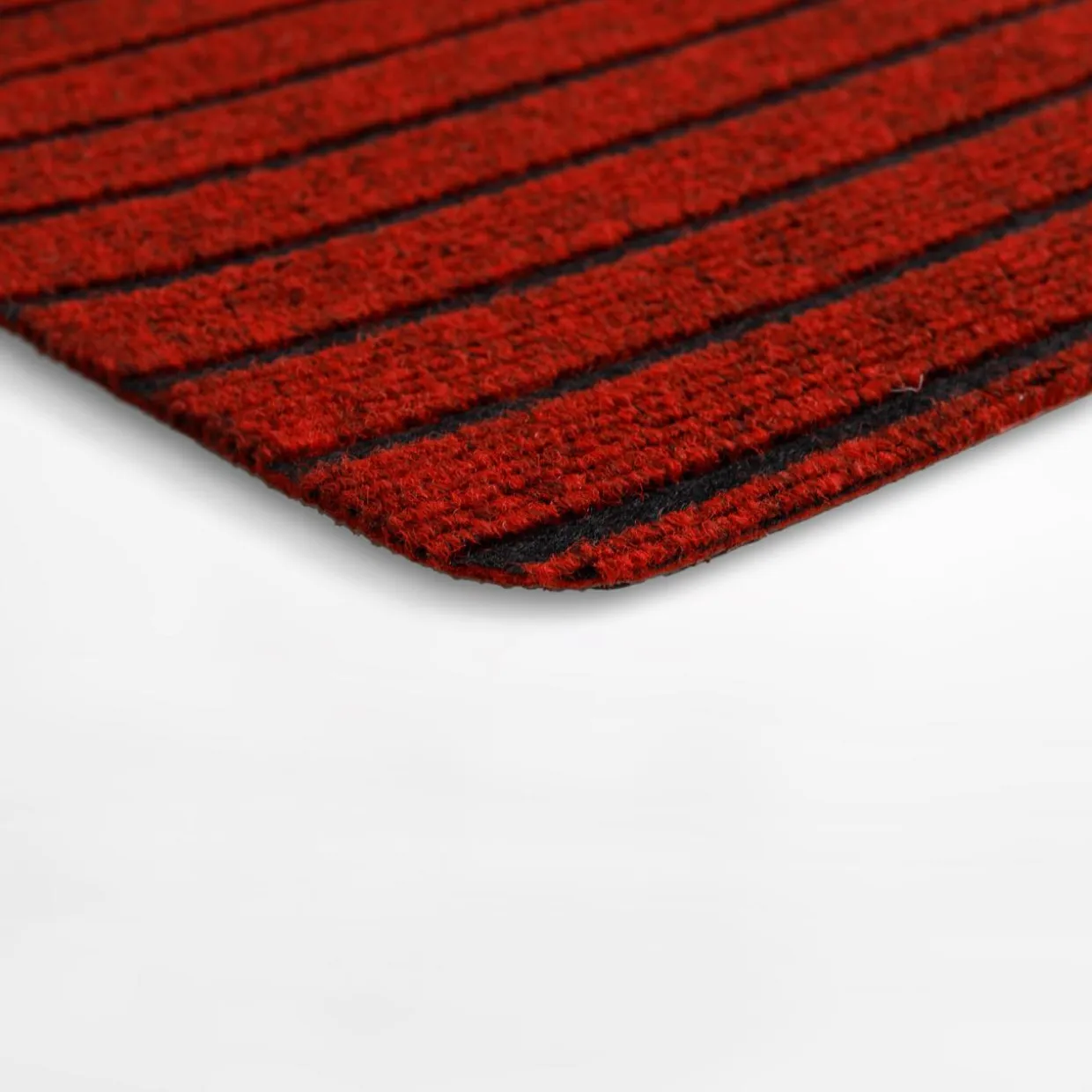 Wycieraczka do butów STRIPES, czerwona, 50x80 cm