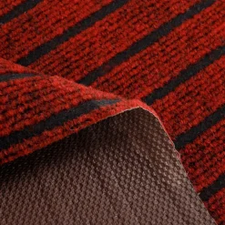 Wycieraczka do butów STRIPES, czerwona, 50x80 cm