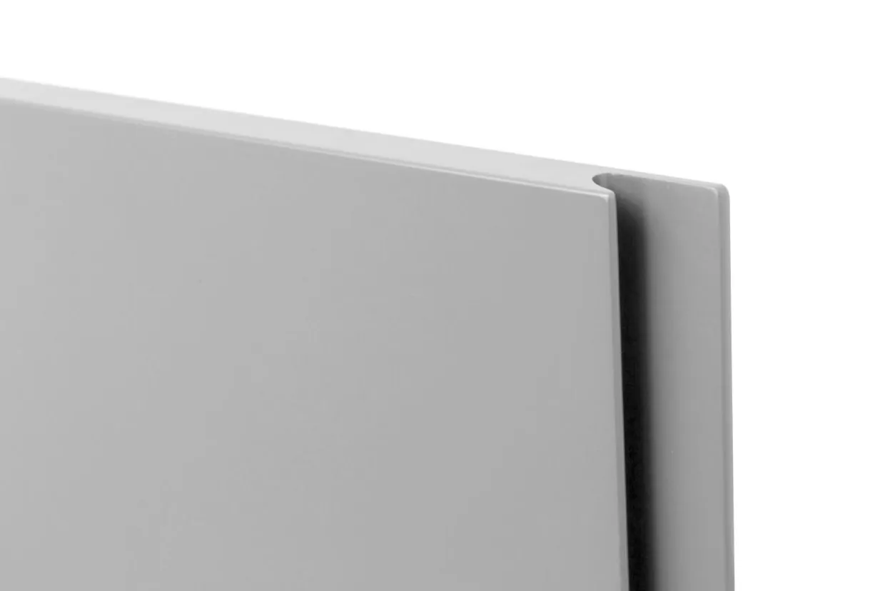 Wysoki front drzwi PIANO 45x98 szary mat