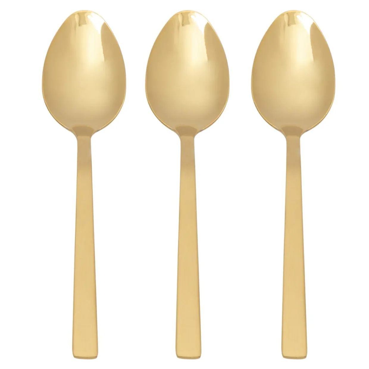 Łyżka złota PIANO GOLD kpl. 3 szt.