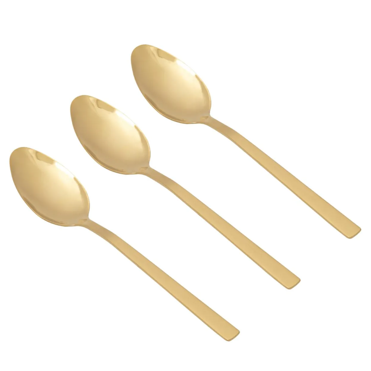 Łyżka złota PIANO GOLD kpl. 3 szt.
