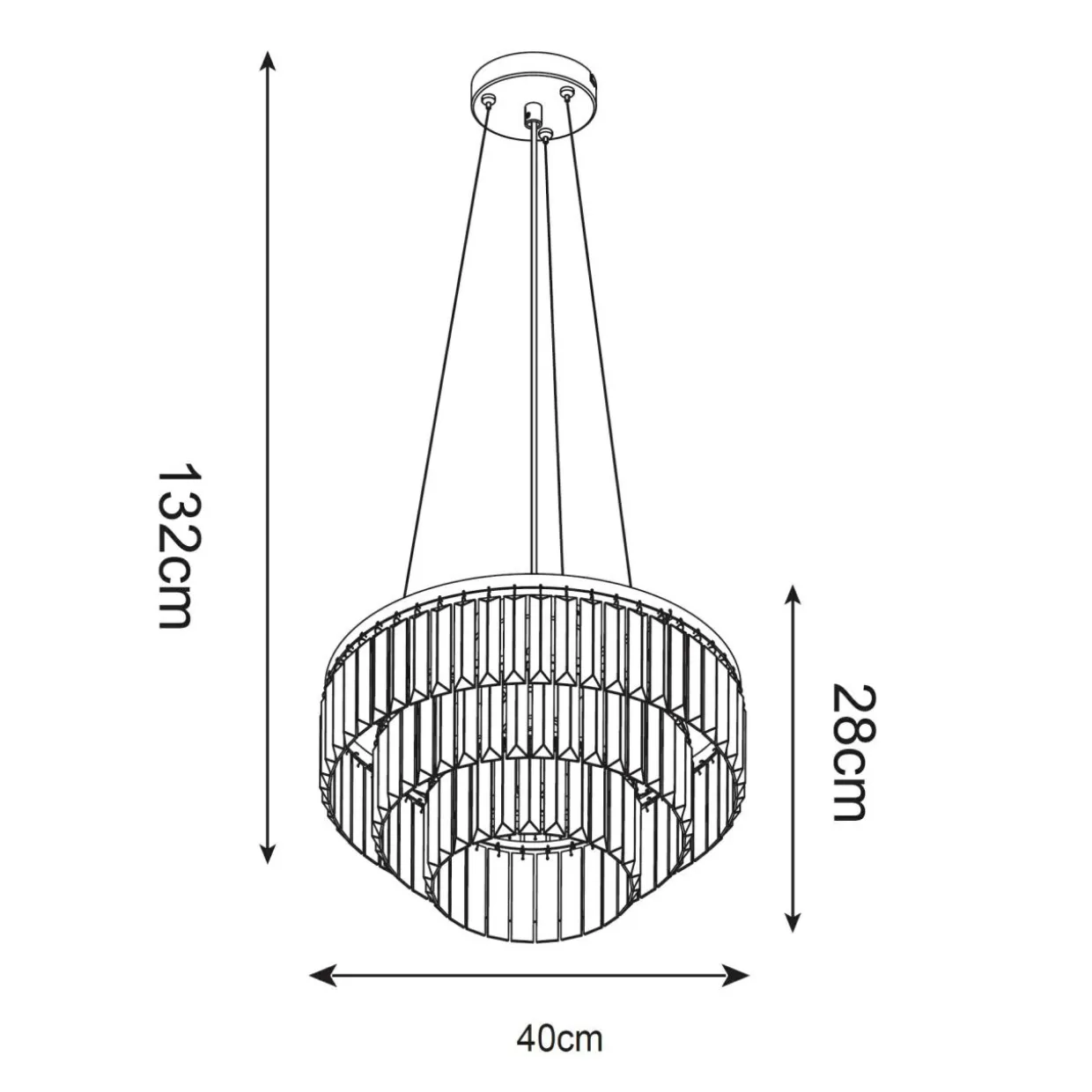 Żyrandol TIFANNY