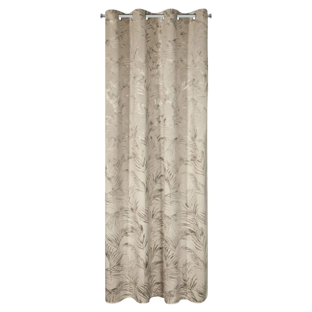 Zasłona do salonu beżowa DEBRA 135x270 cm