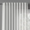 Zasłona do salonu biała BASIC 145x250 cm