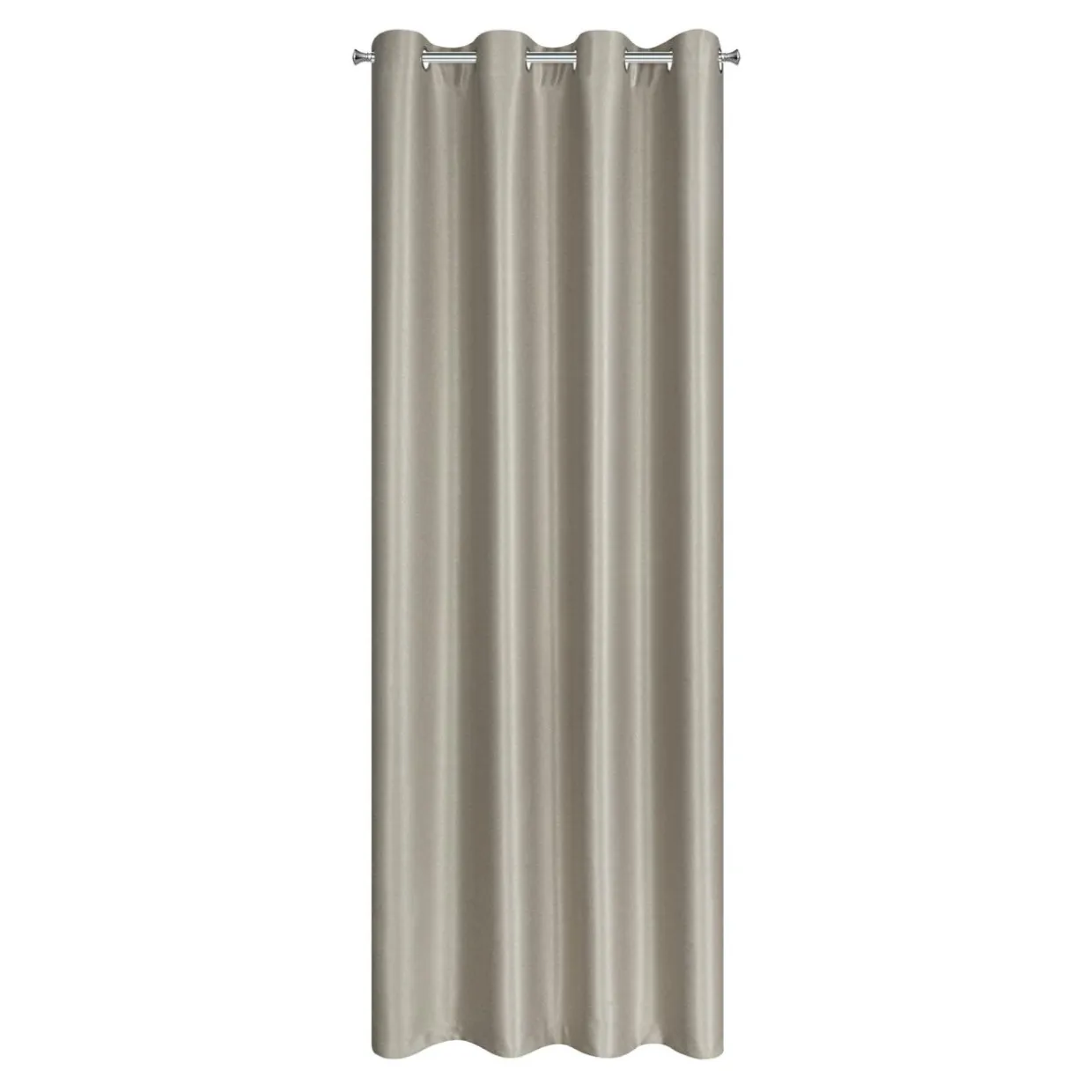 Zasłona do salonu ciemnobeżowa SELINA 140x250 cm