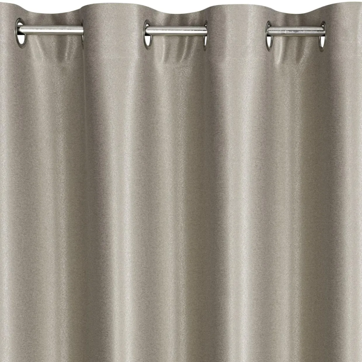 Zasłona do salonu ciemnobeżowa SELINA 140x250 cm