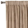 Zasłona do salonu taupe BILO 140x260 cm