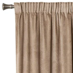 Zasłona do salonu taupe BILO 140x260 cm