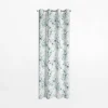 Zasłona na przelotkach biało-zielona SENA 145x250 cm
