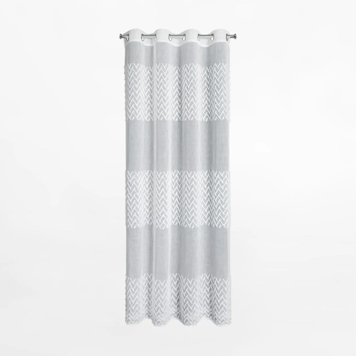 Zasłona na przelotkach biała ESTERI 140x250 cm