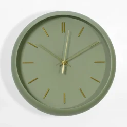 Zegar ścienny zielony 30,5 cm
