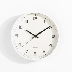 Zegar na ścianę biały 25,5 cm