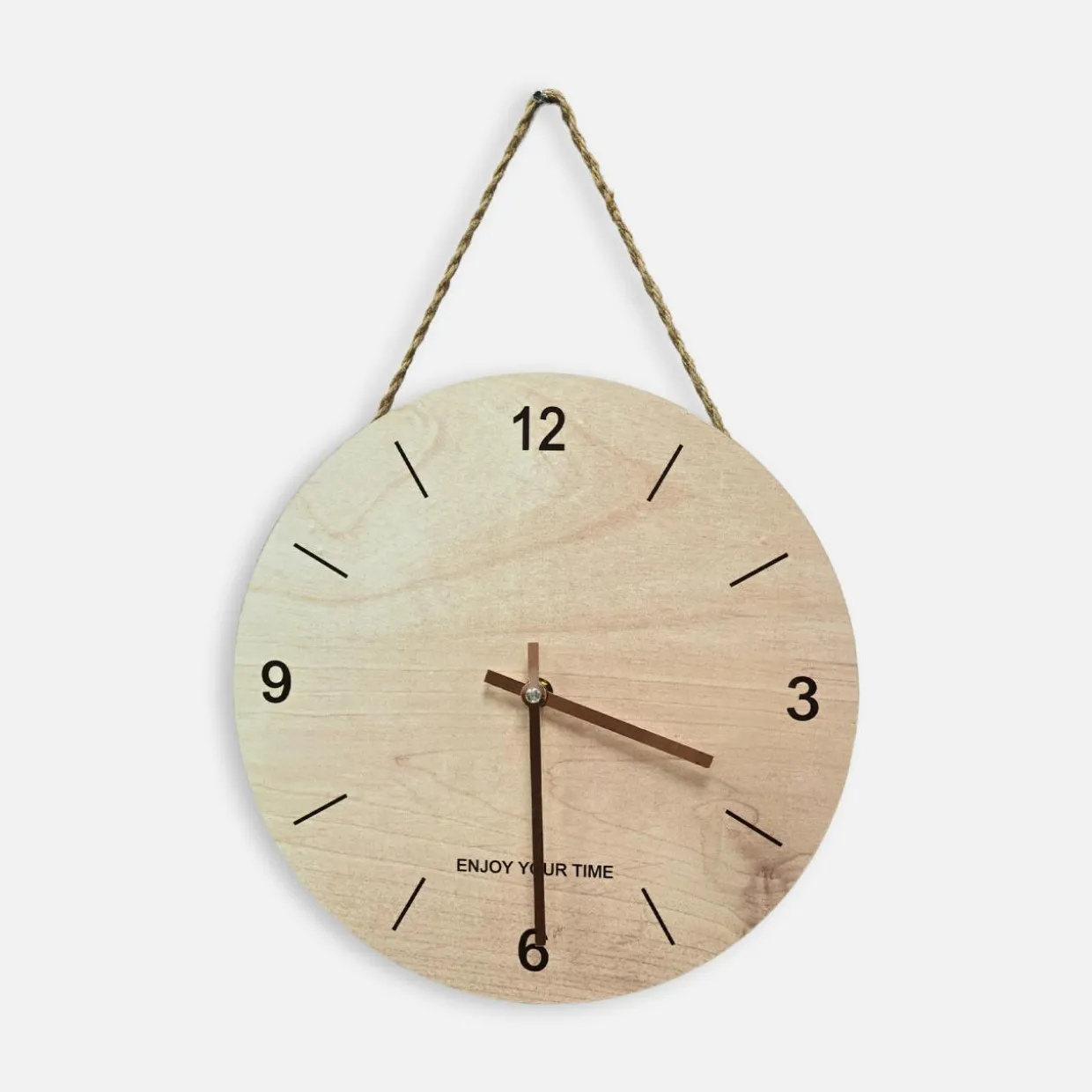 Zegar na ścianę drewniany 30 cm
