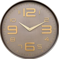 Zegar na ścianę złoty 50,7 cm