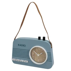 Zegar stojący dla dzieci RADIO niebieski