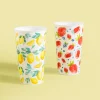Zestaw 2 kubków plastikowych 650 ml