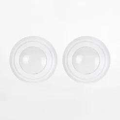 Zestaw 2 lampek LED RGB białych z pilotem