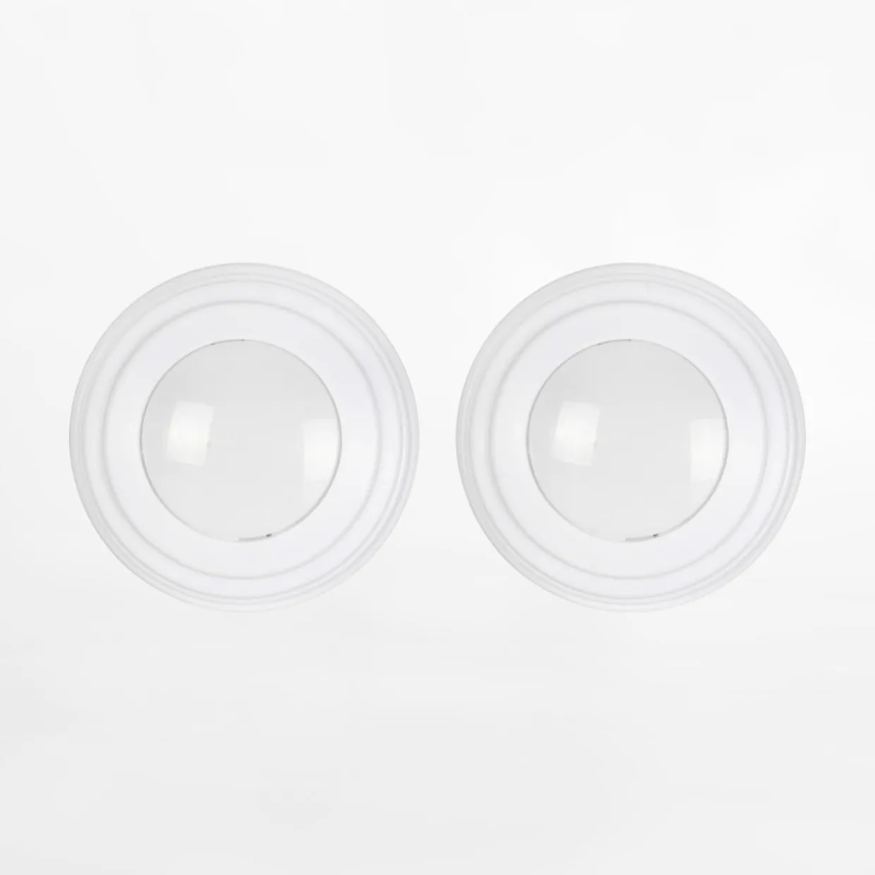 Zestaw 2 lampek LED RGB białych z pilotem