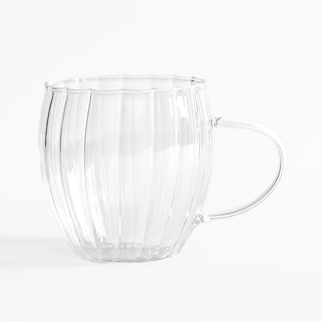 Zestaw 2 szklanek ryflowanych 350 ml