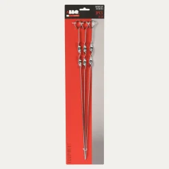 Zestaw 3 szpikulców do grilla 45 cm