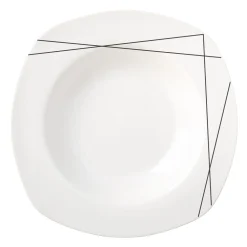 Zestaw obiadowo-kawowy z porcelany ETHEL, 30 el.