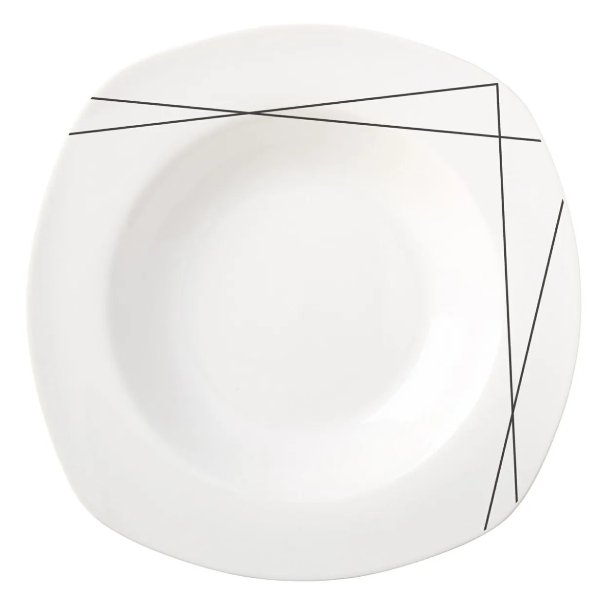 Zestaw obiadowo-kawowy z porcelany ETHEL, 30 el.