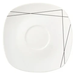 Zestaw obiadowo-kawowy z porcelany ETHEL, 30 el.