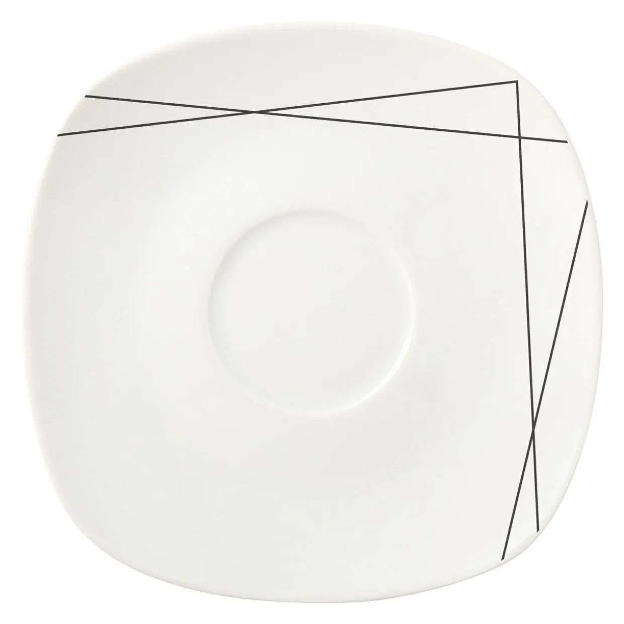 Zestaw obiadowo-kawowy z porcelany ETHEL, 30 el.