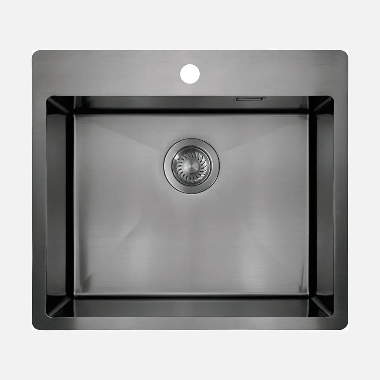 Zlewozmywak z baterią wielofunkcyjną OLFATO PRECIOUS TITANIUM 55x50,5 cm